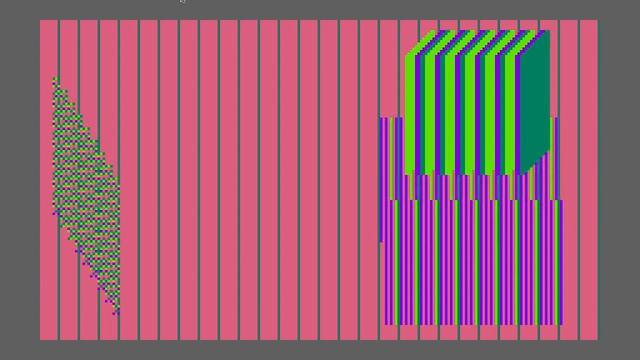ZX4Sprite Library Early Demo - ZX Spectrum - Gigascreen - ZEsarUX Emulator