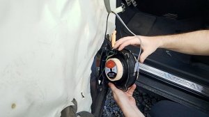 замена штатной акустики в Опель Антара на колонки от Dl audio piton 165 comp