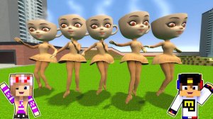 МЫ НАШЛИ БАЛЕРИНО КАПУЧИНО СЛОМАННЫЙ МОД в МАЙНКРАФТ! ДЕВУШКА НУБ и ПРО ВИДЕО ТРОЛЛИНГ MINECRAFT