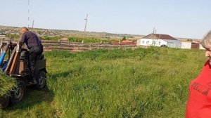 самодельный мини погрузчик