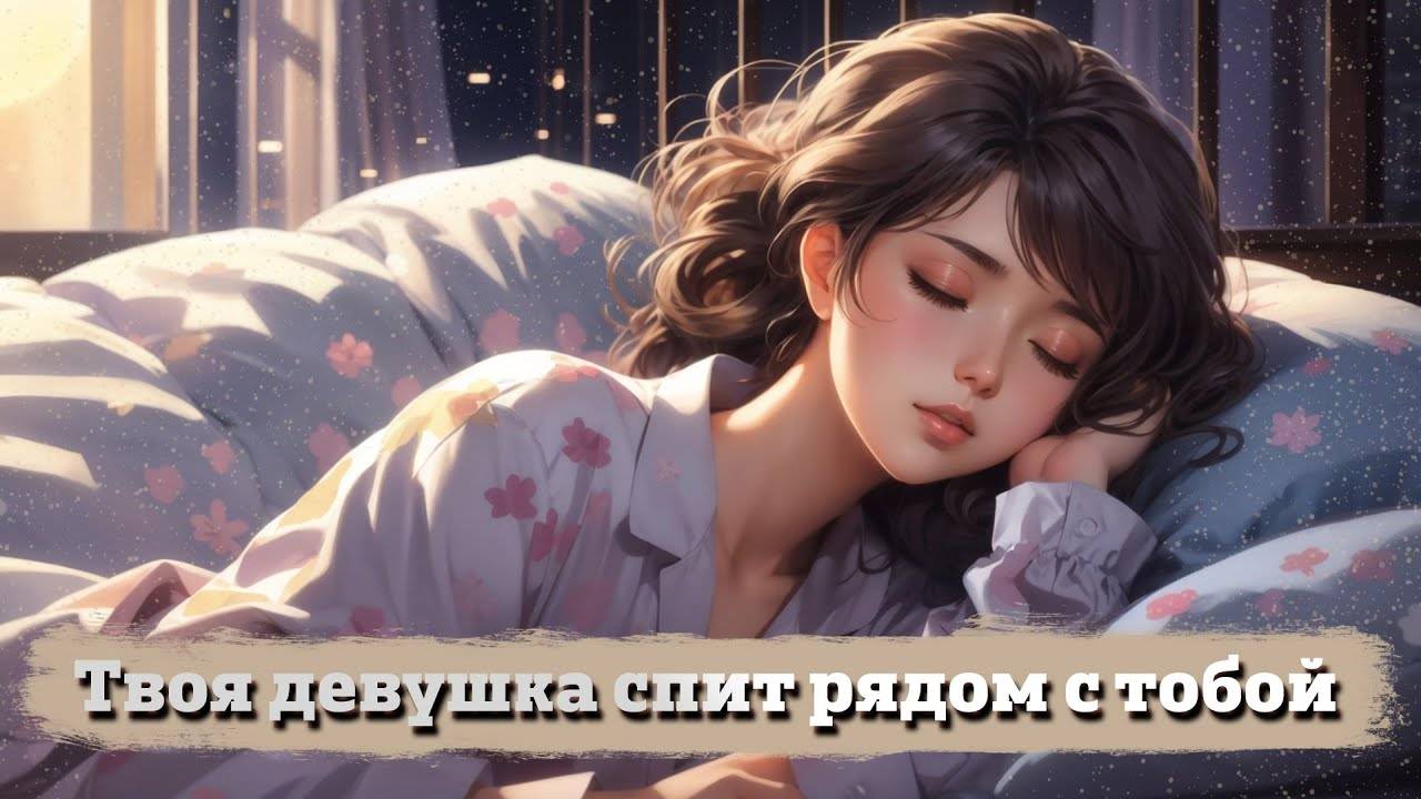 39 Твоя девушка спит рядом с тобой (звук дыхания) _ ASMR RP смотреть онлайн