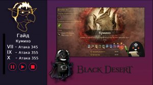 БДО: Гайд [BDO] Кумихо - Черный Храм [VIII-IX-X]