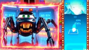 ХАГГИ-ВУГГИ ЗАРАЗИЛ НЕБО, ПИНКИ ЗАРАЗИЛА НЕБО, ПЕППА ИГРАЕТ на вращающемся колесе - Прыгай по плитка