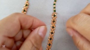 Колье из бисера и бусин 🔥