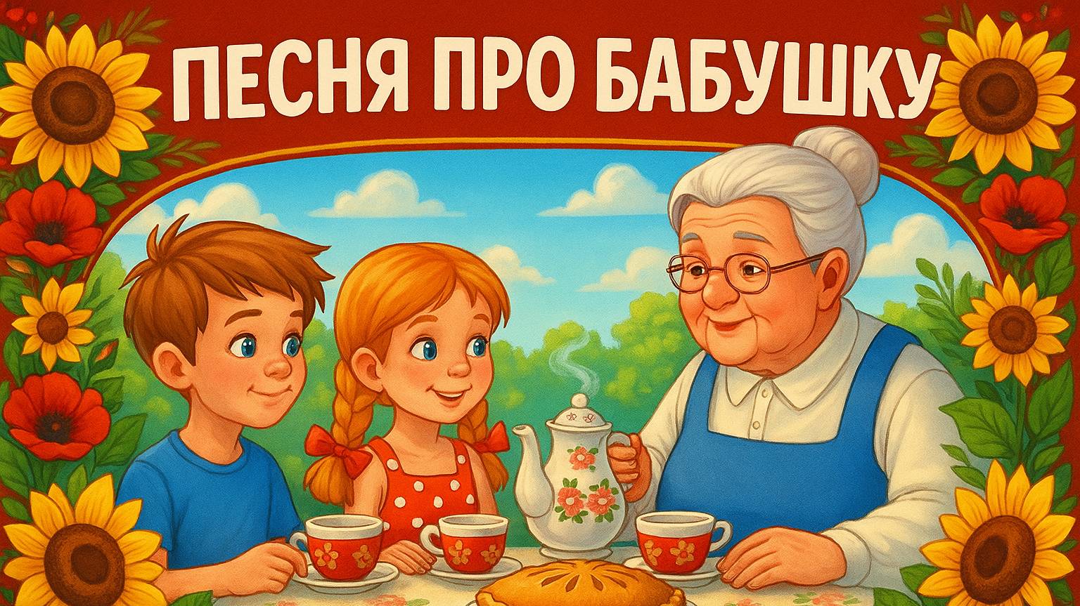 ПЕСНЯ ПРО БАБУШКУ и про деревню. Песенки для детей смотреть онлайн