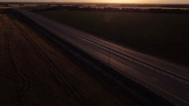 Вид Ростовской трассы с воздуха