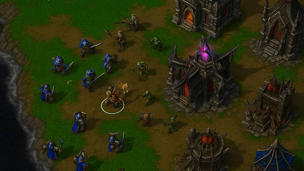 Warcraft III Деревня и окрестности смотреть онлайн