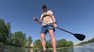 Первый заплыв на Сап-борде. Встал на SUP-Борд первый раз. СапБорд-2025год.