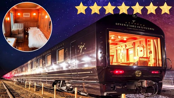 4 Days on Japan's 7 Star Luxury Sleeper Train - Seven Stars In Kyushu (4K Trip Vlog)