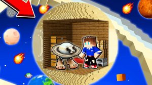 ПОСТРОИЛ ДОМ ДЛЯ ЛАВАКА САТУРНО САТУРИНТО ВНУТРИ ПЛАНЕТЫ В МАЙНКРАФТ БРЕЙНРОТ ЖИВОТНОЕ