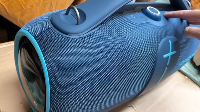 Колонка 450 Ватт Hopestar A86 синяя с Микрофоном Ручкой и ремнём 🔥 Видеоотчет Краснодар ✅ смотреть онлайн