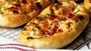 Фантастические пироги-лодочки! Из слоеного теста и с большим количеством вкуснейшей начинки!