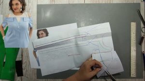 Моделирование. Платье с отстающим воротником. Выкройка № 1741.