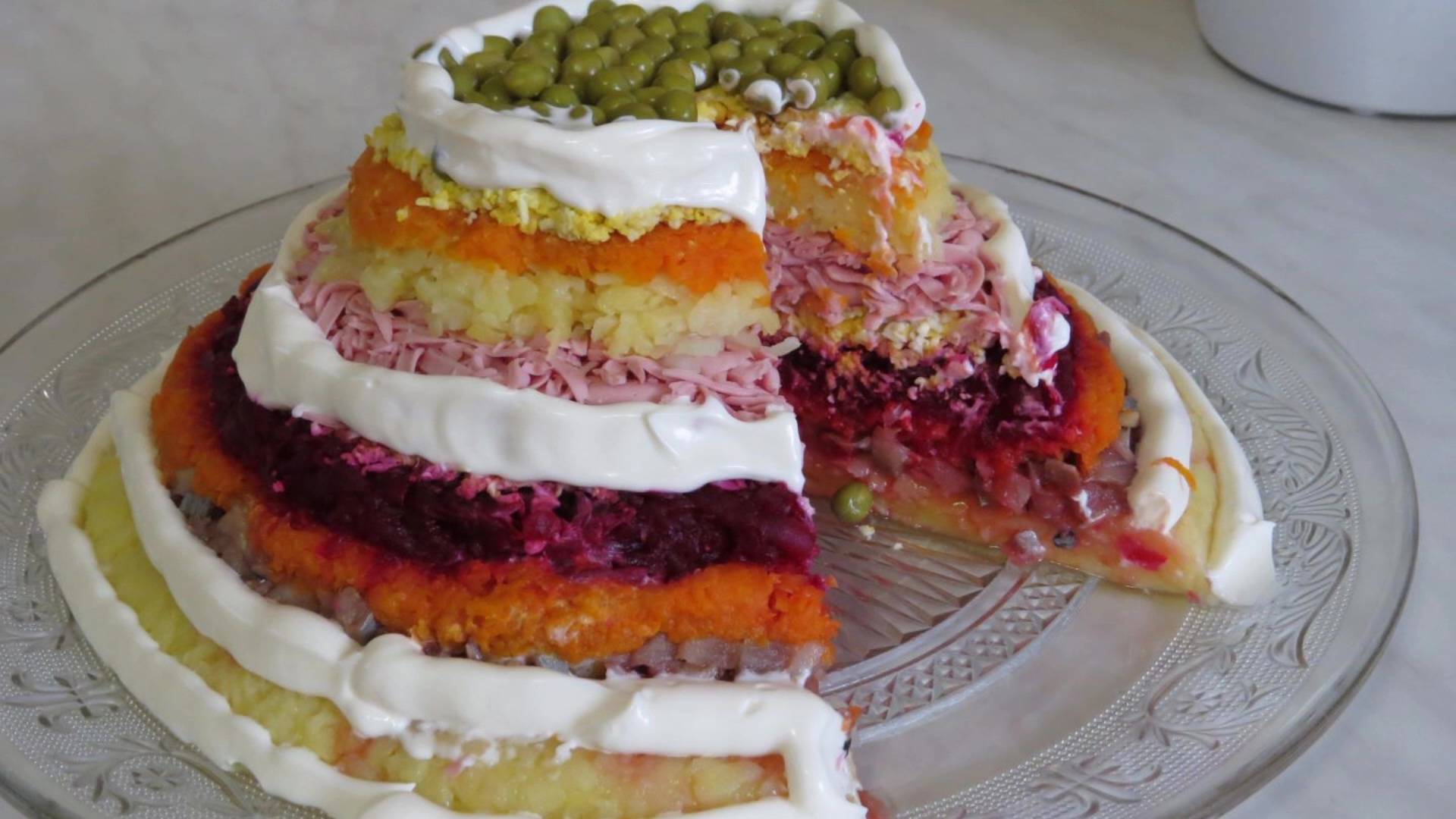 ВАВИЛОНСКАЯ БАШНЯ ШИКАРНЫЙ и Вкусный Салат на Праздник! ШУБА по Новому РЕЦЕПТУ. Salad FUR COAT смотреть онлайн