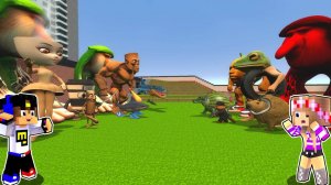 БИТВА КАПУЧИНО БАЛЕРИНО и ТРАЛАЛЕРО ТРАЛАЛА в МАЙНКРАФТ НУБ и ПРО ВИДЕО ТРОЛЛИНГ MINECRAFT Евгенбро