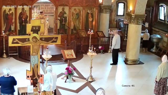 Божественная литургия, заупокойная лития. 21.06.2025 в 9-00. смотреть онлайн