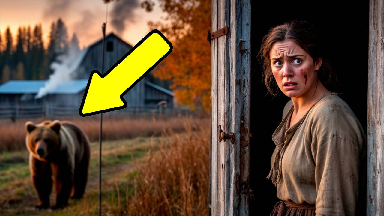 Медведь во дворе! Женщина в опасности! Таёжные истории смотреть онлайн