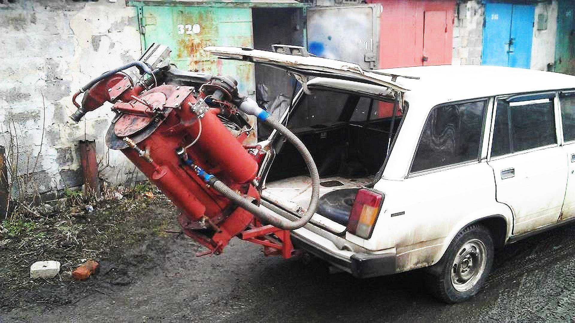 АВТОМОБИЛЬ НА ДРОВАХ ✦ Lucky Tech смотреть онлайн