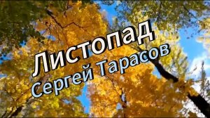 Песня про любовь "Осторожно листопад". Популярный певец Сергей Тарасов. Хиты  70-х, ретро шлягеры.