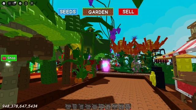 обзор на мой сад в Grow A Garden