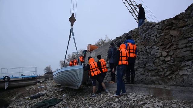 Как поднимали ял...