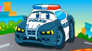 Мультик про машинки - пазл - Учим название машинок - Развивающий мультик для детей