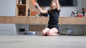 Как сделать бросок с прибивом художественная гимнастика