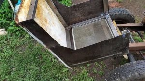 Капот на самодельный минитрактор