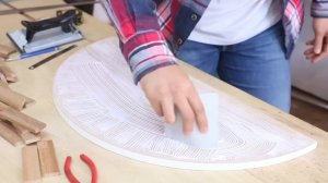 Идея откидного столика из фанеры