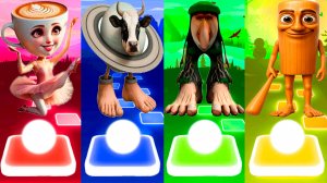 БАЛЕРИНА КАПУЧИНО VS ЛАВАКА САТУРНА САТУРНИТА VS БРР БРР ПАТАПИМ VS ТУН ТУН САХУР | Tiles Hop №6