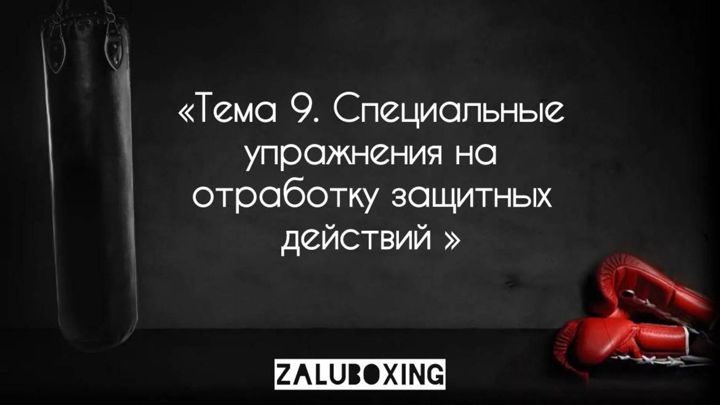 Тема 9. Специальные упражнения на отработку защитных действий смотреть онлайн