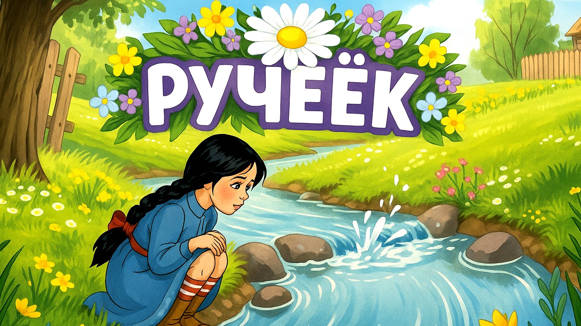 РУЧЕЁК песенки для детей. ПЕСНЯ ПРО ВЕСНУ смотреть онлайн