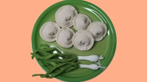 Как Связать ПЕЛЬМЕНИ/Вареники КРЮЧКОМ! Виктория Вяжет