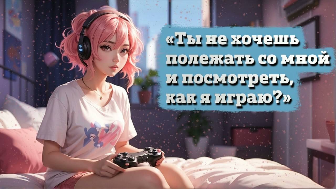 49 Твоя девушка играет, пока ты лежишь рядом _ ASMR RP смотреть онлайн