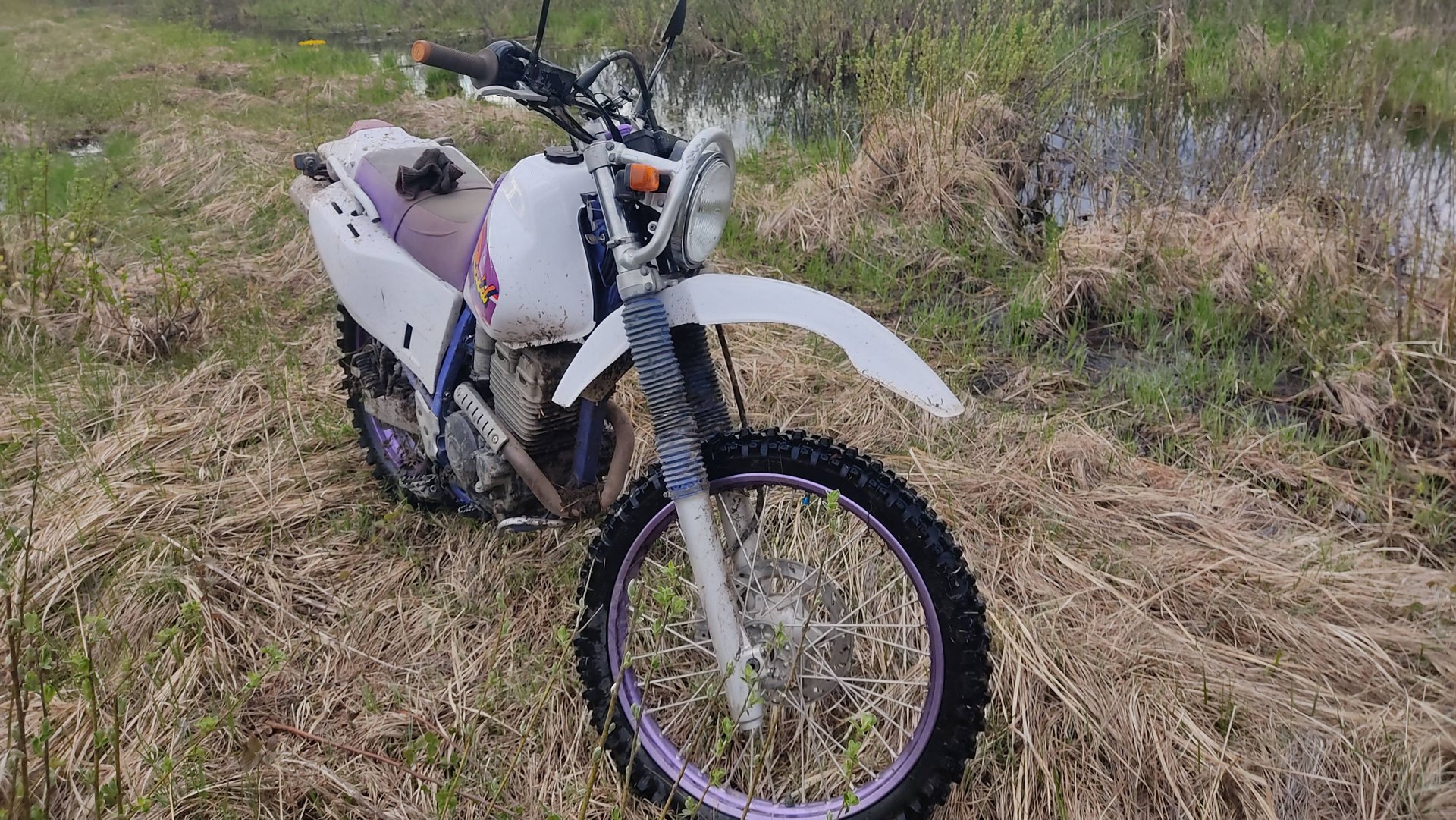 Yamaha TTR250Raid и тула на бездорожье - утопили тулу смотреть онлайн