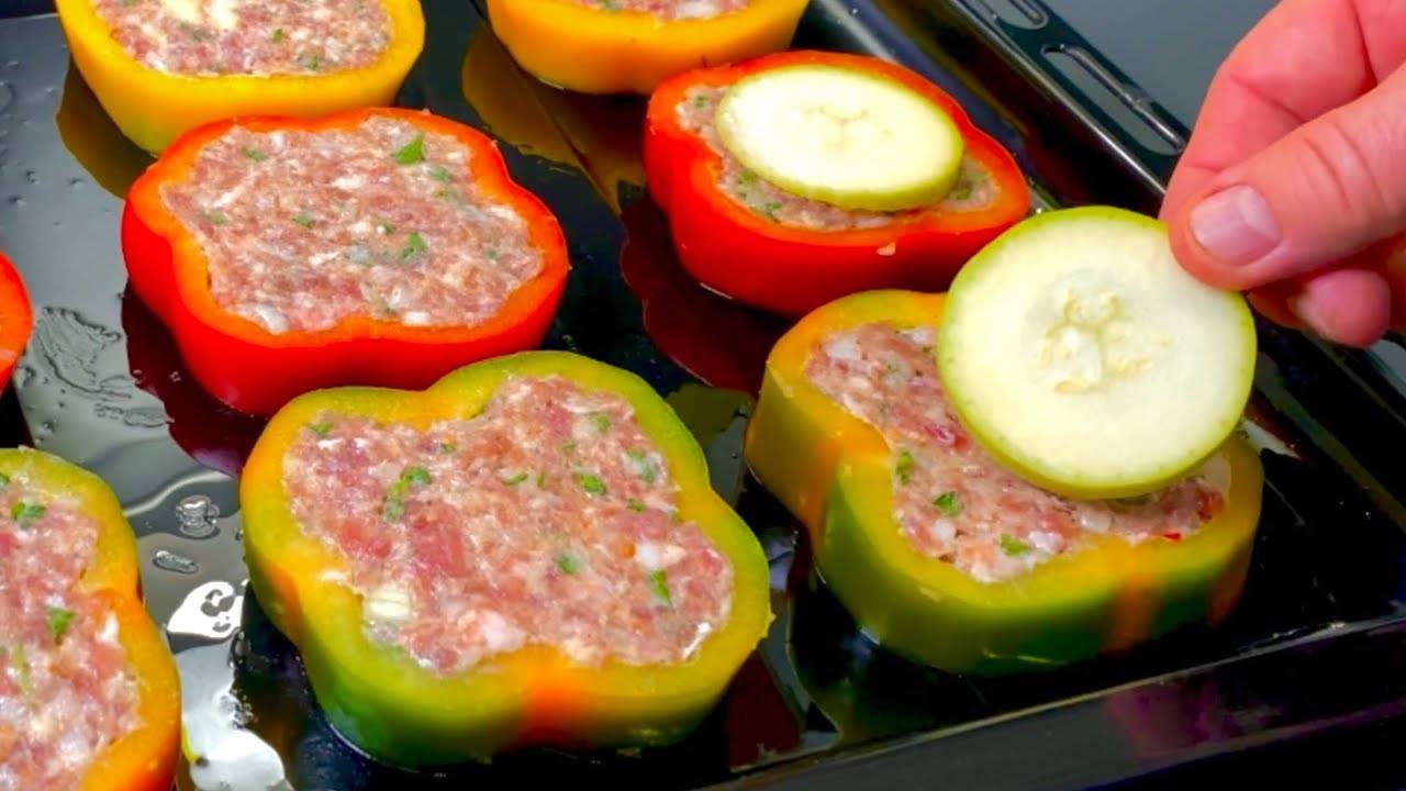 Вкусно, за УШИ НЕ ОТТАЩИШЬ. Так фаршированный перец в духовке Вы точно не готовили. смотреть онлайн