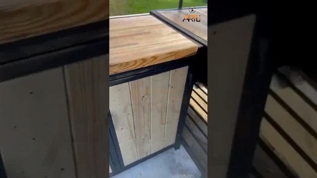 Лофт-беседка с мангалом AL-Дачный Парадиз (1)