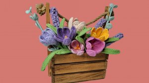 МК Вязаные Цветы Крокусы Крючком! Как Связать Крокусы?! Виктория Вяжет