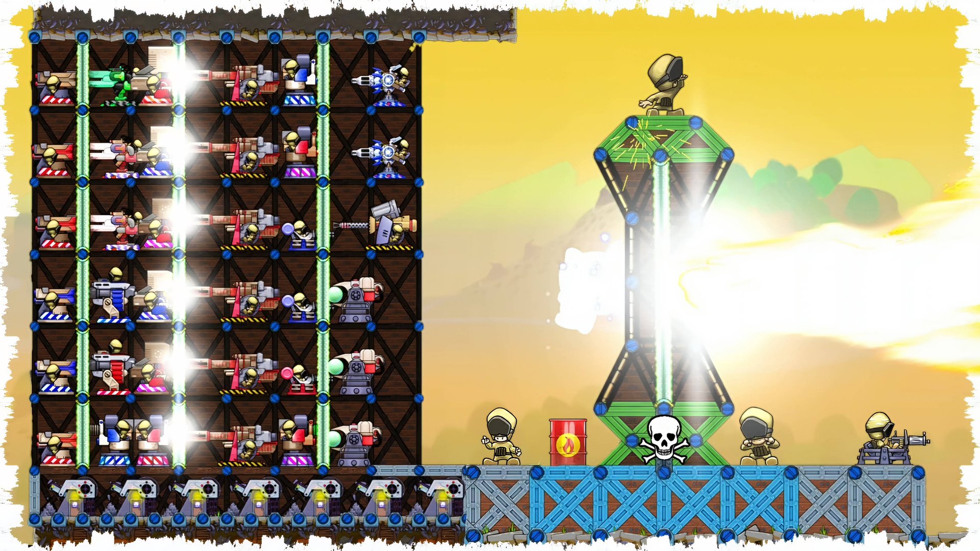 МОЩЬ КОНЦЕНТРАТОРА С ЯДЕРНЫМИ ПУШКАМИ! МЕГА БИТВА СТЕНКА НА СТЕНКУ В FORTS! #261 смотреть онлайн