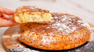 Шарлотка с яблоками БЕЗ духовки на СКОВОРОДЕ! Яблочный пирог без духовки!