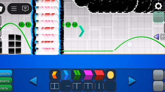 ПРОДОЛЖАЮ СТРОИТЬ В ПОЛИ DASH. GEOMETRY DASH ROBLOX смотреть онлайн