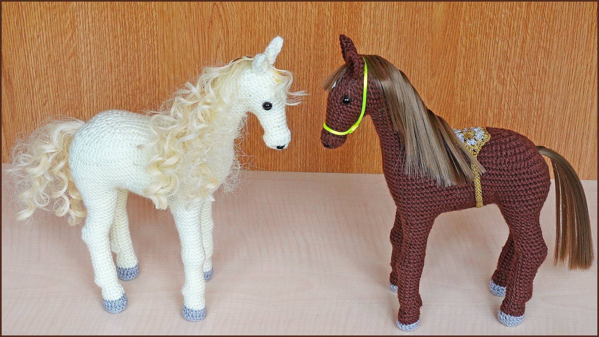 Лошадь крючком. Вязание крючком лошади. Часть 7.