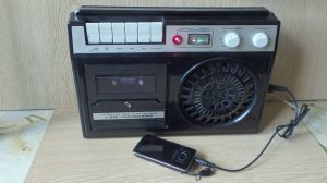 Колонка из магнитофона.