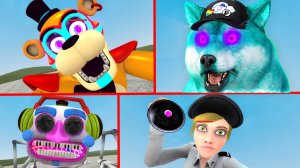 Все скримеры фнаф 9 аниматроников в гаррис мод! fnaf garry's mod