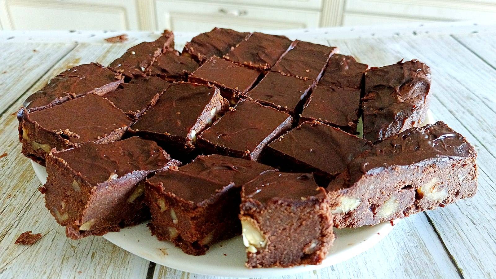 Шоколадный Брауни из гречневой муки без глютена! смотреть онлайн