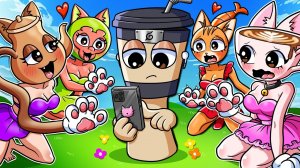 АССАСИНО ИГНОРИРУЕТ "ДЕВУШКУ-КОШКУ СПРУНКИ" НА 24 ЧАСА!! Я анимирую Спрунки и Брейнрота