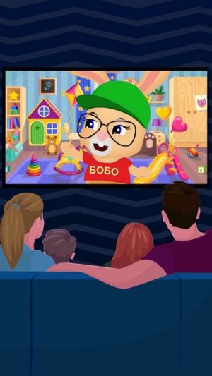 Интерактивный мультфильм про фигуры - Кролик Бобо