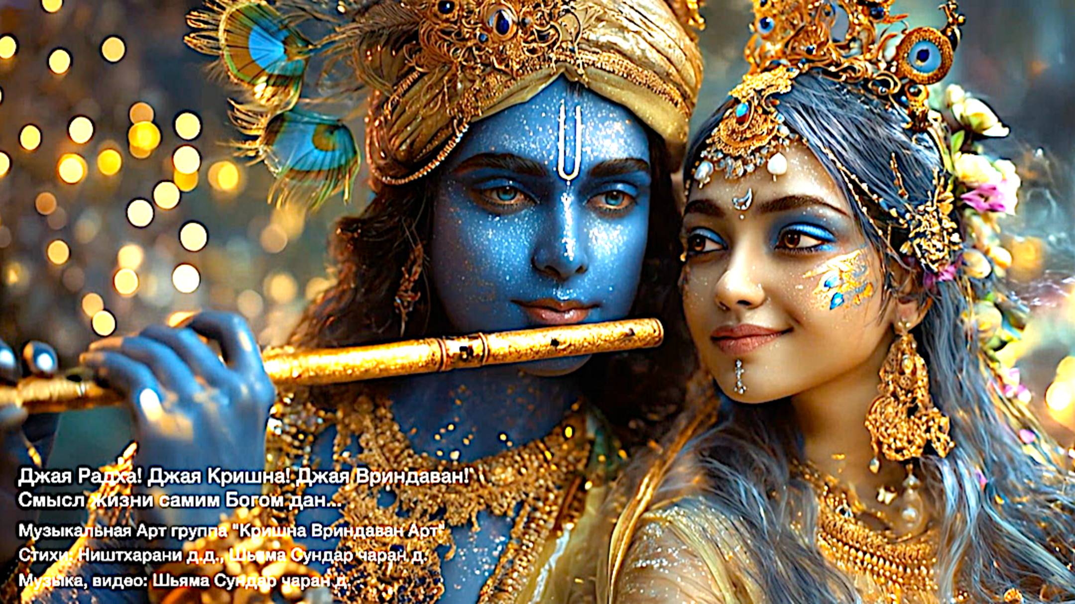 Джая Радха! Джая Кришна! Джая Вриндаван! Смысл жизни самим Богом дан...