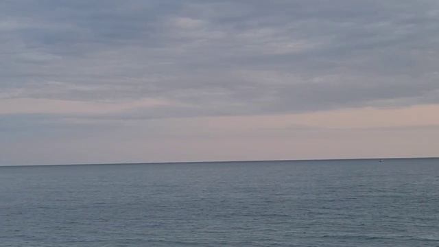 Закат над морем. Адлер