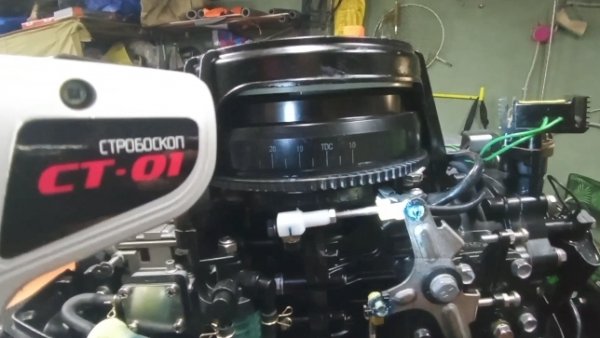 регулировка зажигания лодочного мотора Hangkai 9.9 plus